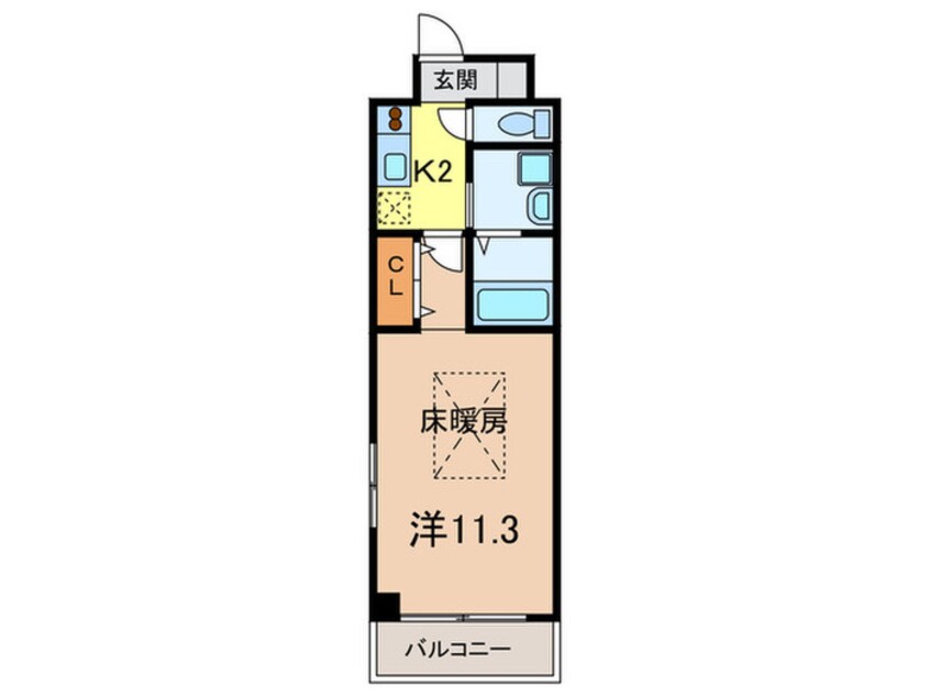 間取図 アペックスヒルズ西宮