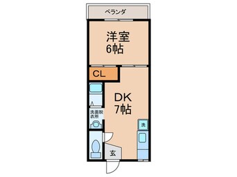 間取図 リバーハイツコーチⅡ