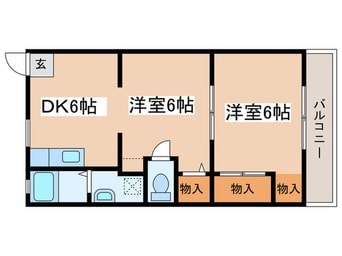 間取図 巽ハイツ２号棟(B-36)