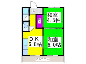 間取図 RIZE　ONE堺R－side