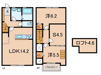 間取図 Maison Briller Mikage