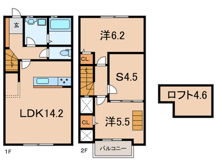 間取図 Maison Briller Mikage