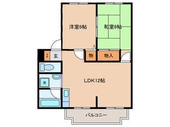 間取図 ア－バン春日