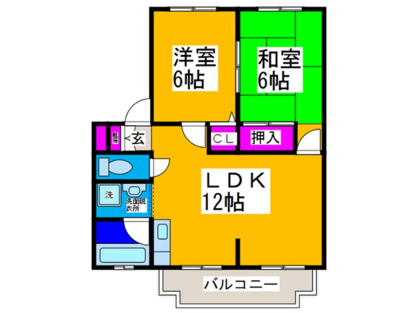 間取図 ア－バン春日