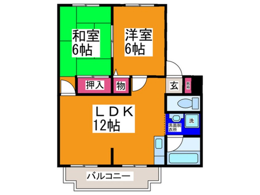 間取図 ア－バン春日