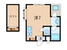 K＆K 1Rの間取り