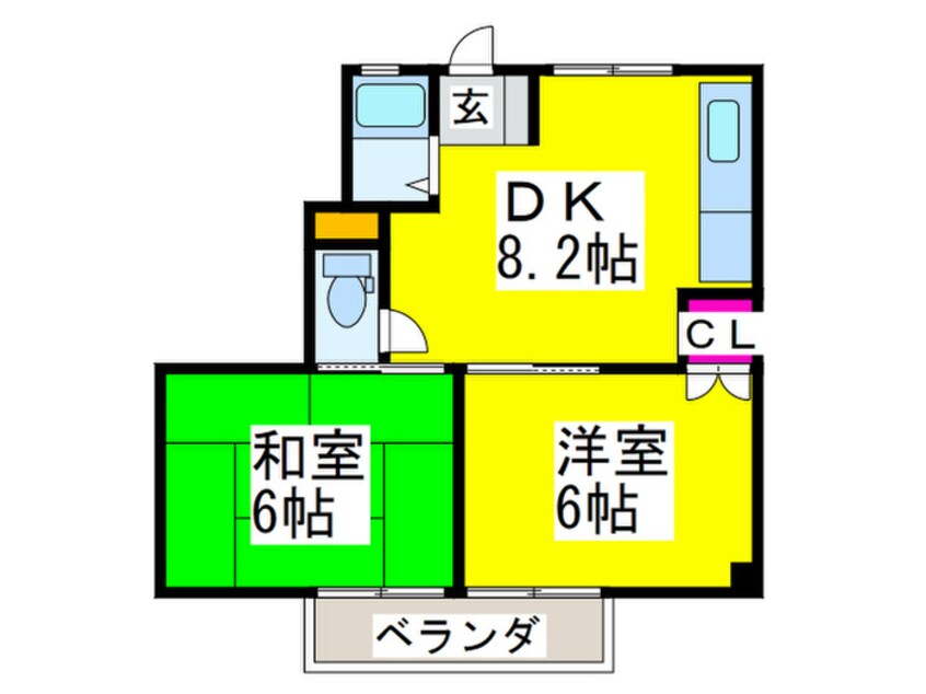 間取図 御幸ハイツ