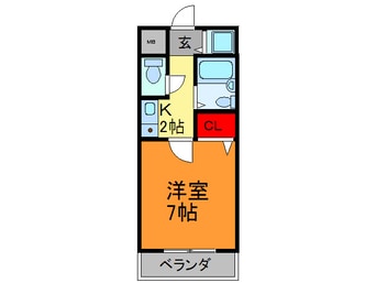 間取図 パインビレッジ東花園