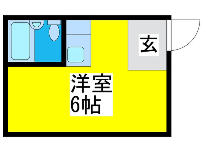 間取図 万代住之江コーポ