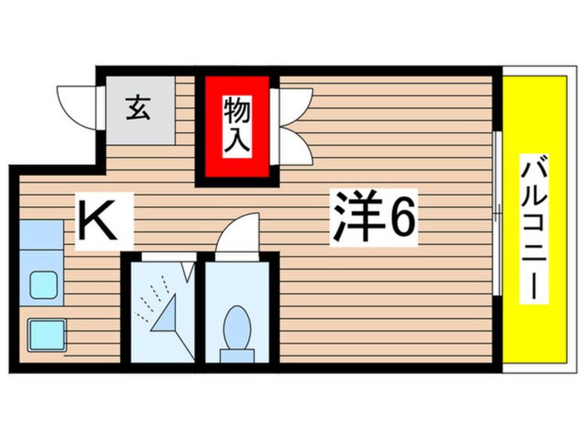 間取図 ハイツ山喜