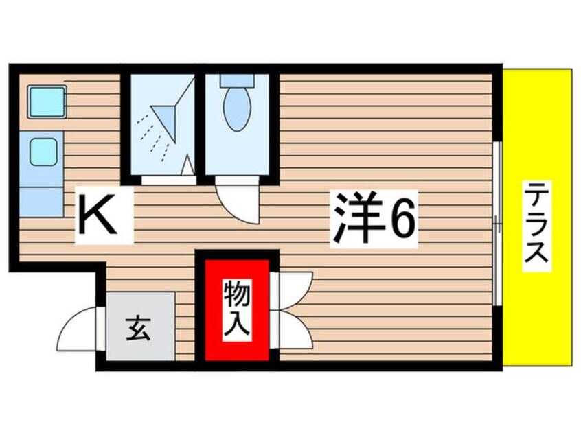 間取図 ハイツ山喜