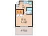 ハイツ山喜 1Kの間取り