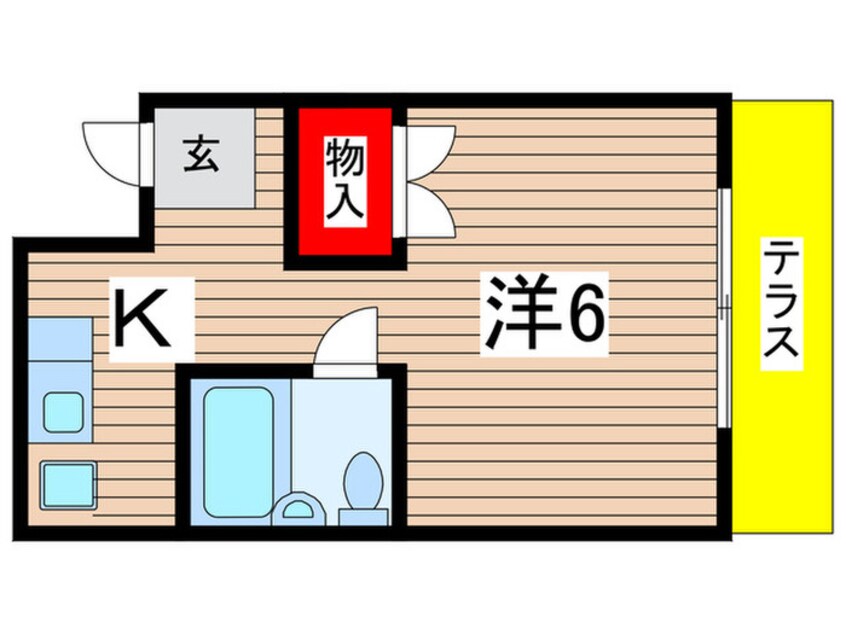 間取図 ハイツ山喜