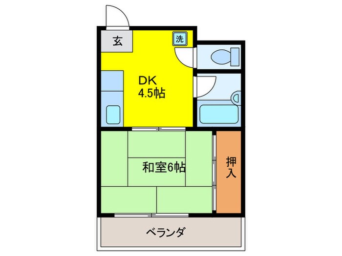 間取り図 ハイツ寿