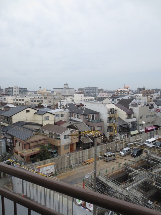 室内からの展望 大島紬ビル