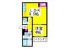 Ｔ・Ａ西湊町１丁 1LDKの間取り