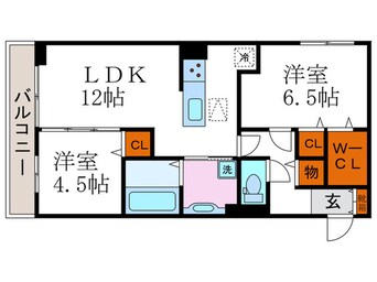 間取図 ウチカイトＷ