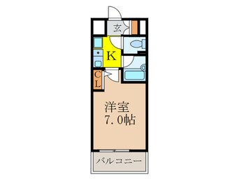 間取図 エスリ－ド新大阪第７