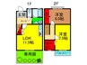 ルシアコート村野 2LDKの間取り