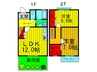 ルシアコート村野 2LDKの間取り