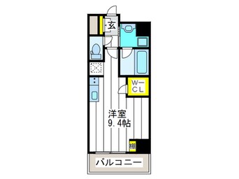 間取図 エスパシオ・コモド大阪新町