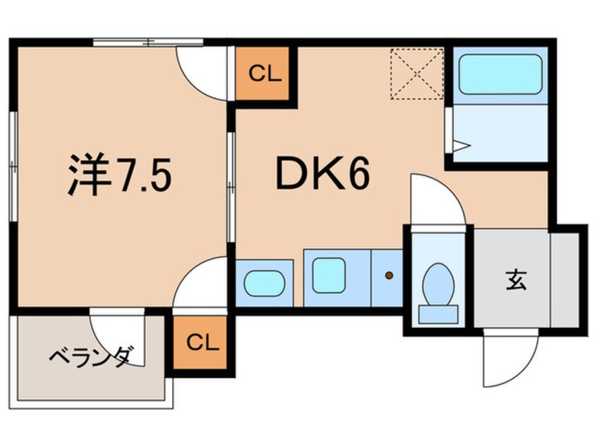 間取図 メゾン・アン・シャンテ