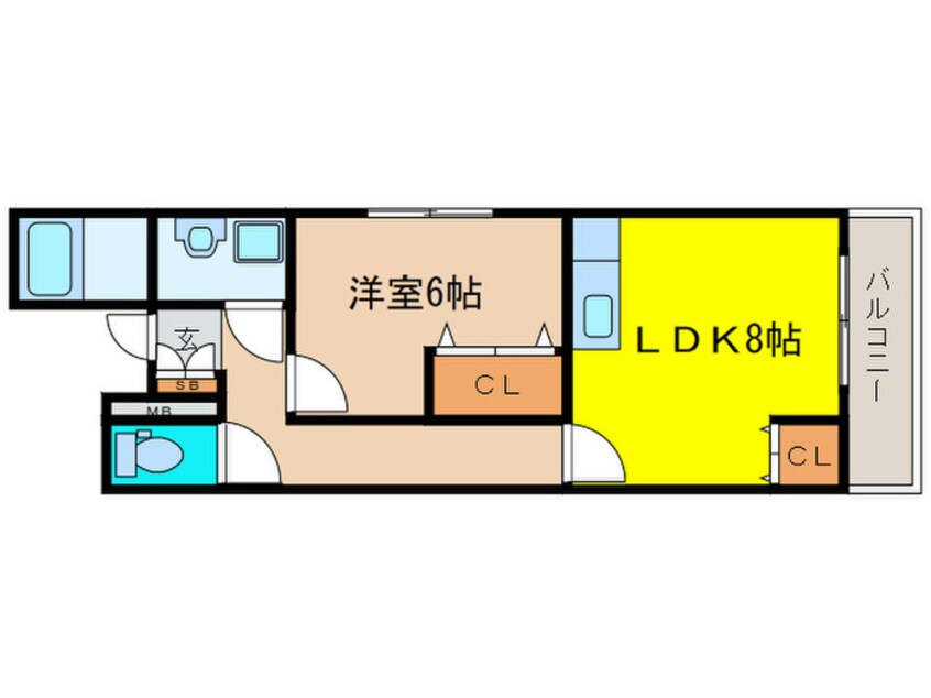 間取図 メゾンド中山