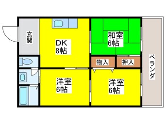 間取図 ハイツ泉寅