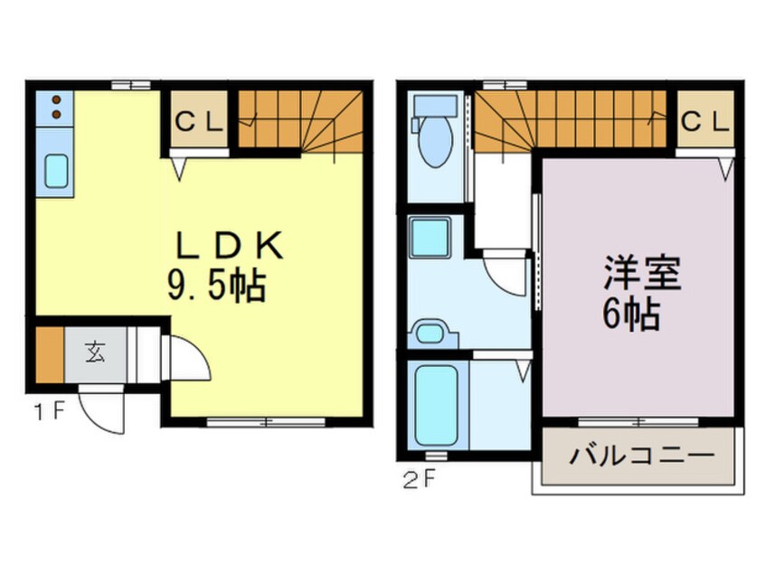 間取図 Amber神戸