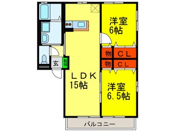 間取図 アッサンブレⅡ