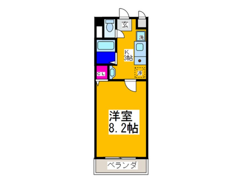 間取図 プリヴェ２号館