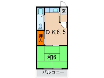 間取図 レジデンス城の下