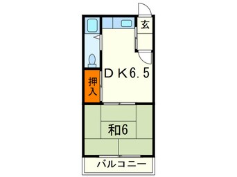 間取図 レジデンス城の下