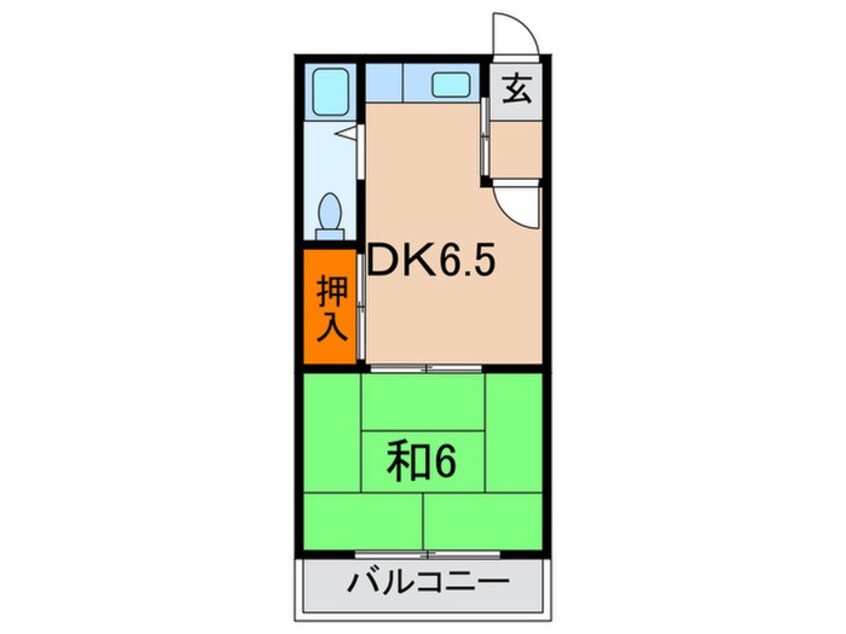 間取図 レジデンス城の下