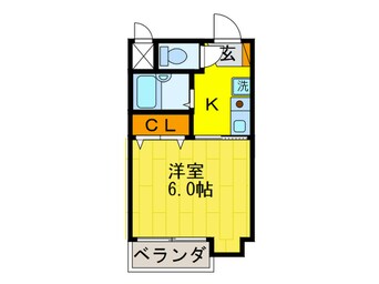 間取図 メルシ－幸 Ⅱ