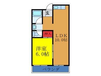 間取図 ｸﾞﾗﾝﾄﾞﾊｲﾂ北