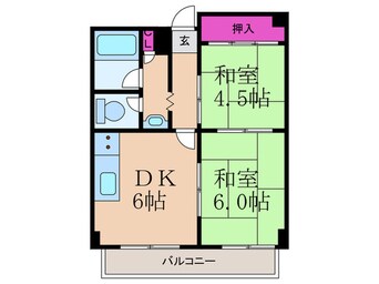 間取図 ｸﾞﾗﾝﾄﾞﾊｲﾂ北