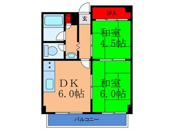 間取図 ｸﾞﾗﾝﾄﾞﾊｲﾂ北
