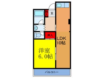 間取図 ｸﾞﾗﾝﾄﾞﾊｲﾂ北