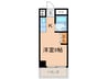 シティア－ク天王寺 1Rの間取り