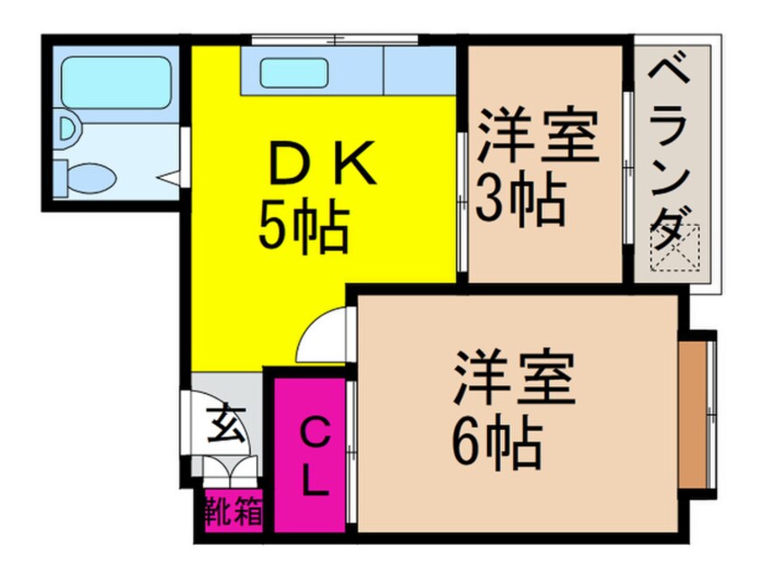 間取図 サニープラザ