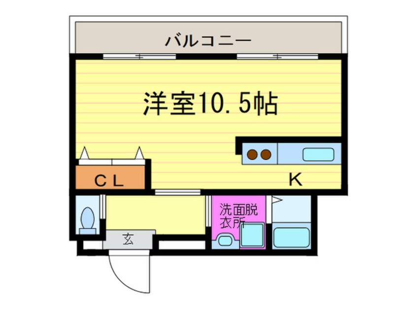 間取図 パ－シモンヒル田原