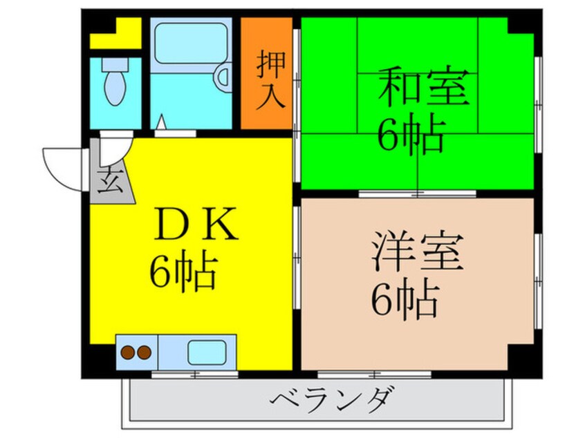間取図 アポリア住吉