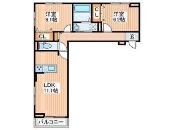 間取図 グレース讃良