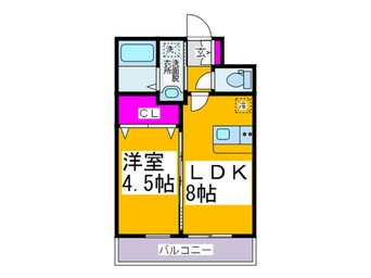 間取図 アリーバ鶴見橋