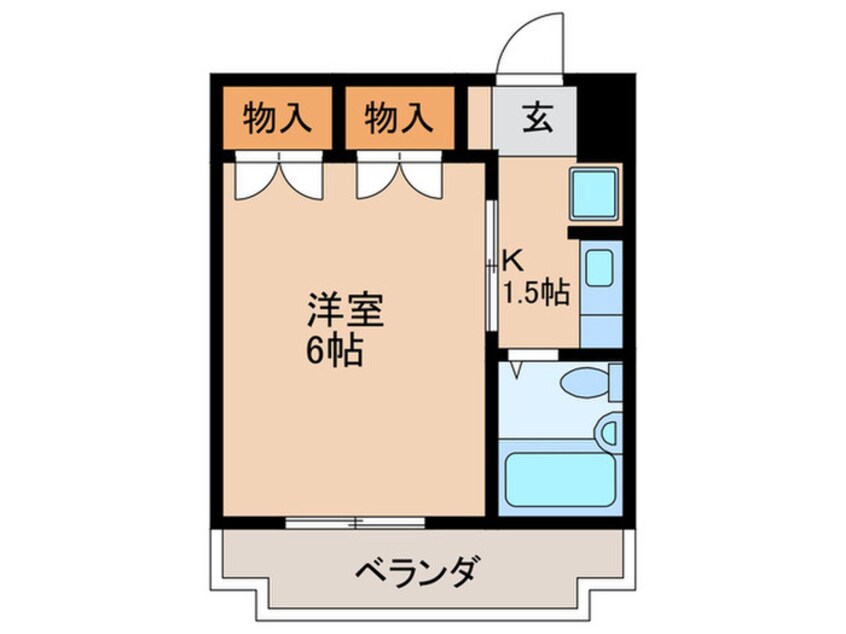 間取図 グリ－ンハイツ今津