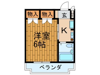 間取図 グリ－ンハイツ今津