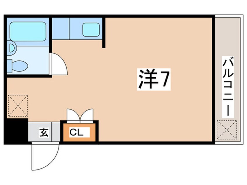 間取図 エミネンス阿倍野