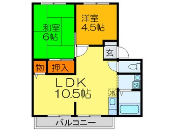間取図 グランドールＥ棟