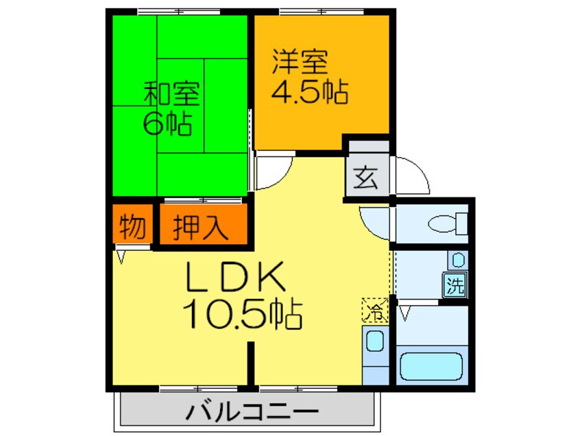 間取図 グランドールＥ棟